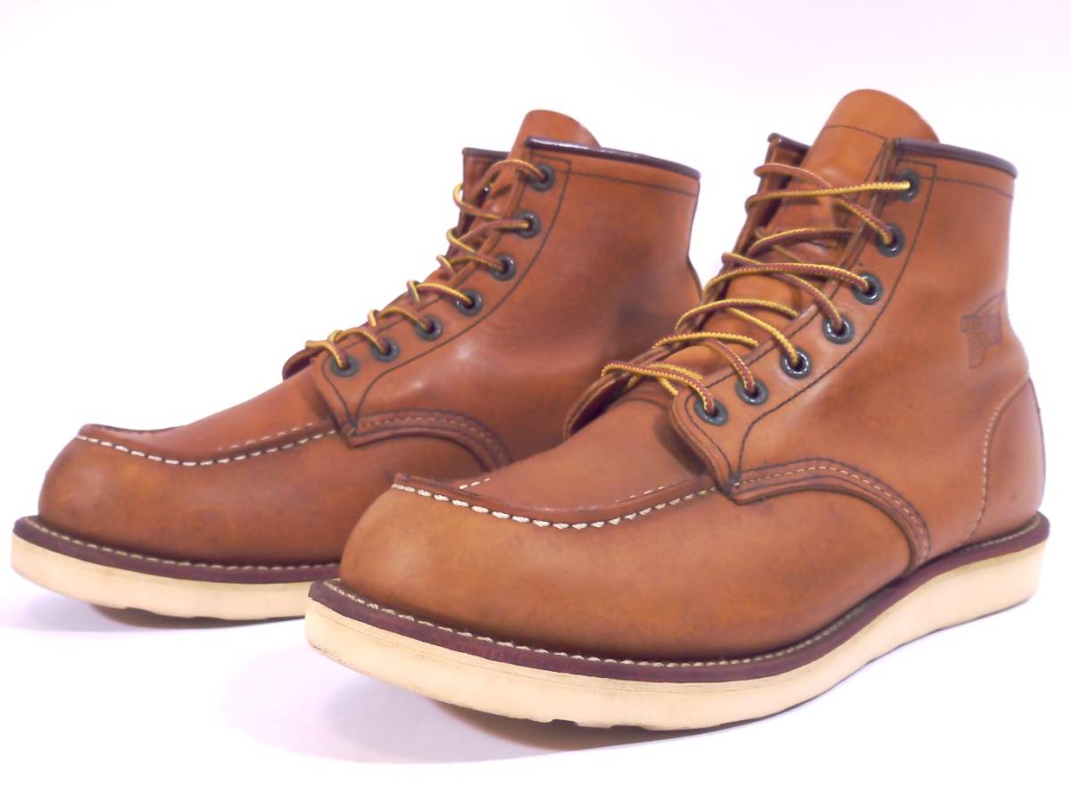 極上革質 REDWING 2010年製/サイド羽ロゴ 875 超希少Size/10D 数回使用 