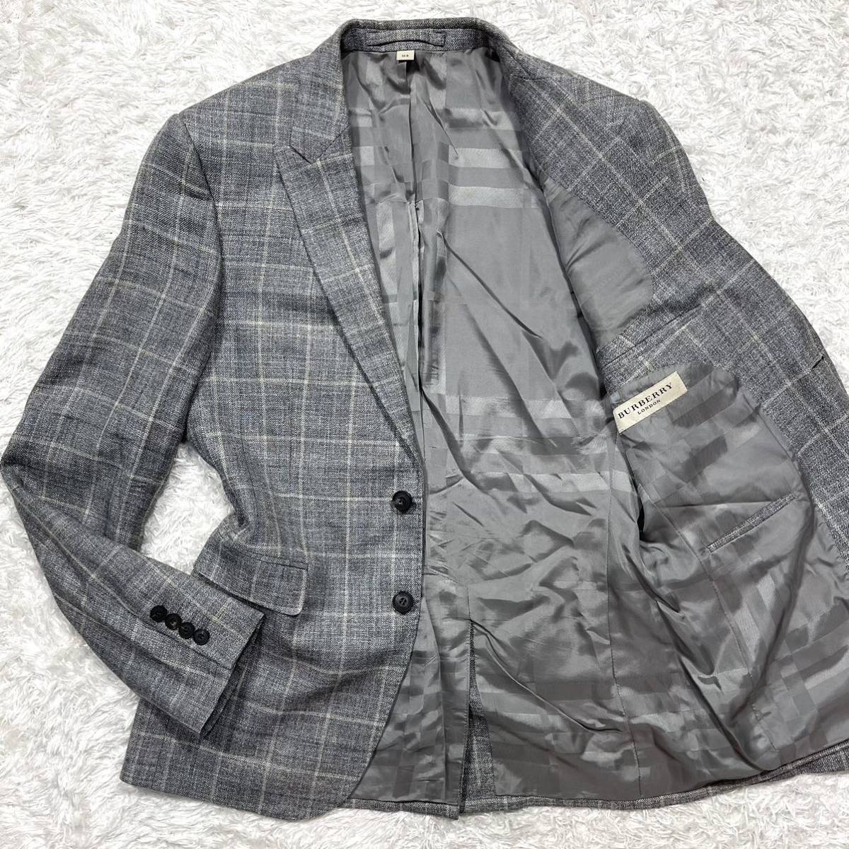 レディース 【美品】BURBERRY LONDON メガチェック テーラード ジャケット