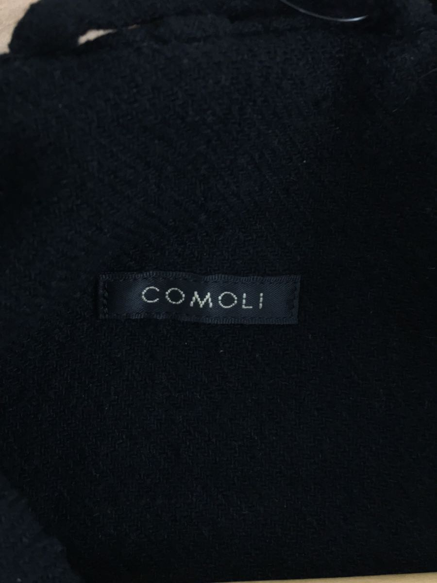 COMOLI◇22SS/シルクネップビエラパーカー/FREE/ブラック/黒/V01-01013 