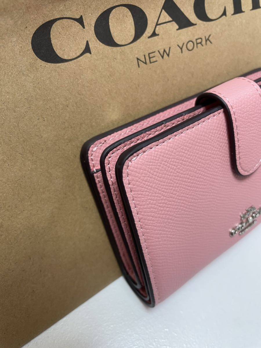 51【1円スタート】新品未使用coachコーチ二つ折り財布ミニ財布 コーチ COACH 二つ折り財布 リヴェラール店 財布 通販