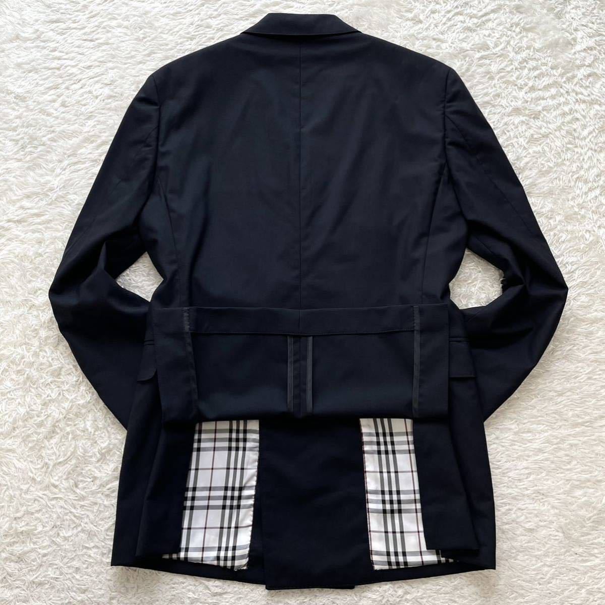極美品 バーバリーブラックレーベル BLACK 4WAY フーデッド 極美品⁄L