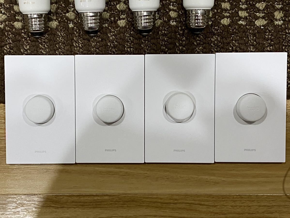 PHILIPS LED電球 5個セット 中古】Philips Hue ブリッジ カラーLED電球