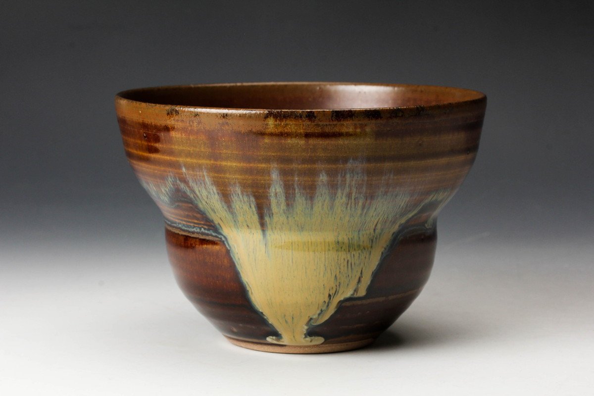 佳香】高取喜恵 高取焼 建水 共箱 栞 茶道具 本物保証(水指)｜売買され