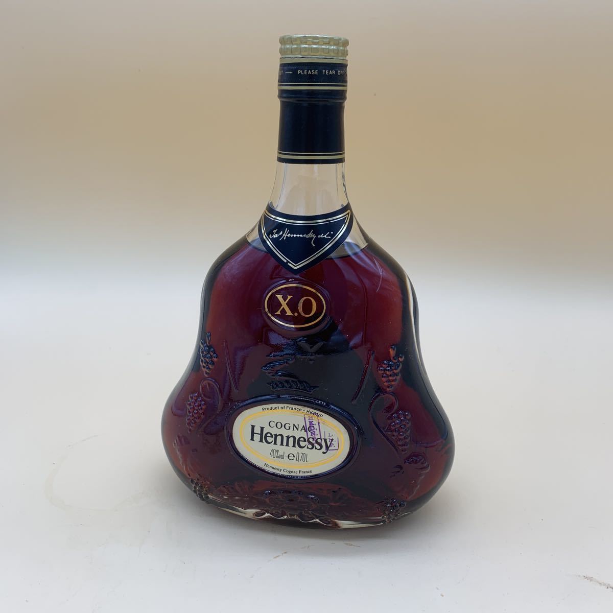 【本物保証，最新作】 ヘネシー XO 金キャップ クリアボトル 700ml 40％ コニャック(ヘネシー)｜売買されたオークション情報、yahooの商品情報をアーカイブ公開 - オークファン コニャック
