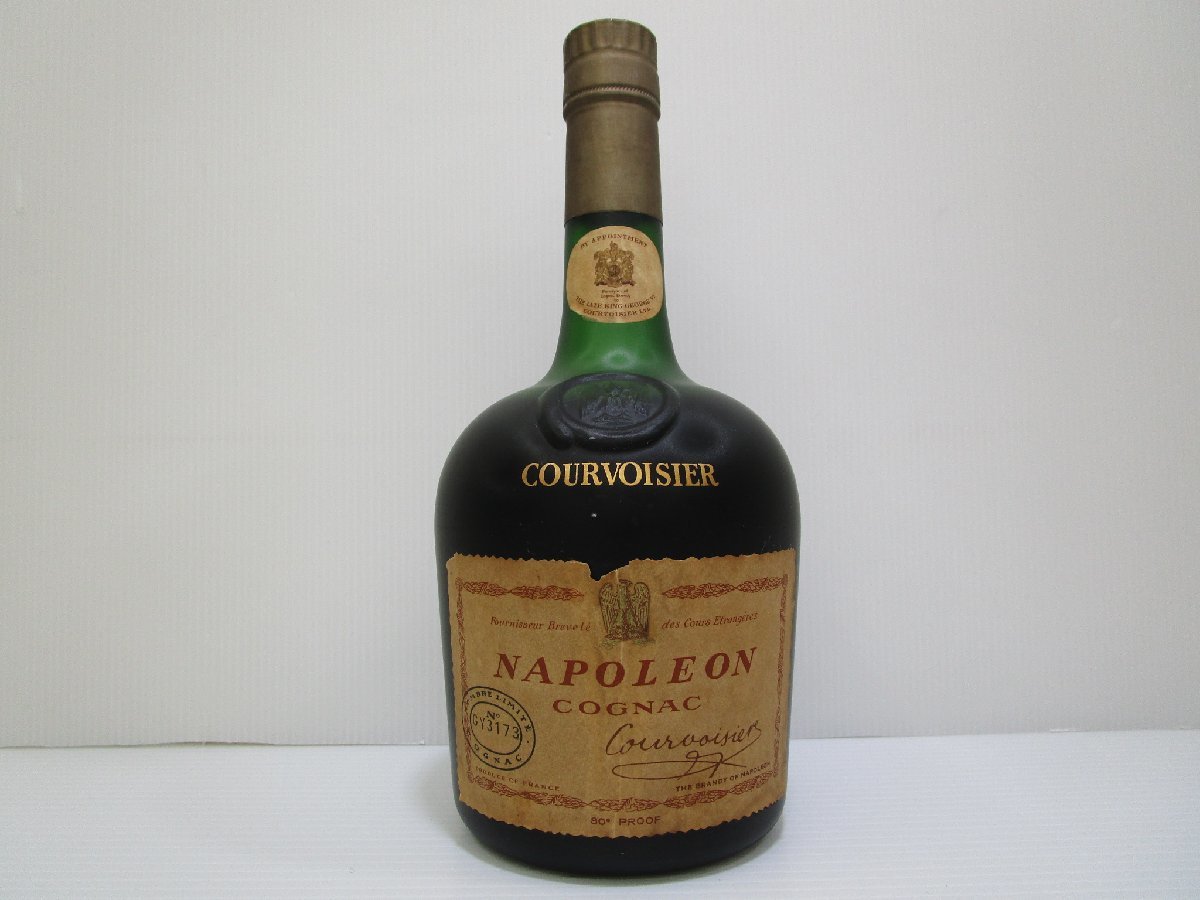 ウイスキー Courvoisier Napoleon Cognac 1 U.S. Quart クルボアジェ ナポレオン 1U.S. QUART 40% COURVOISIER NAPOLEON