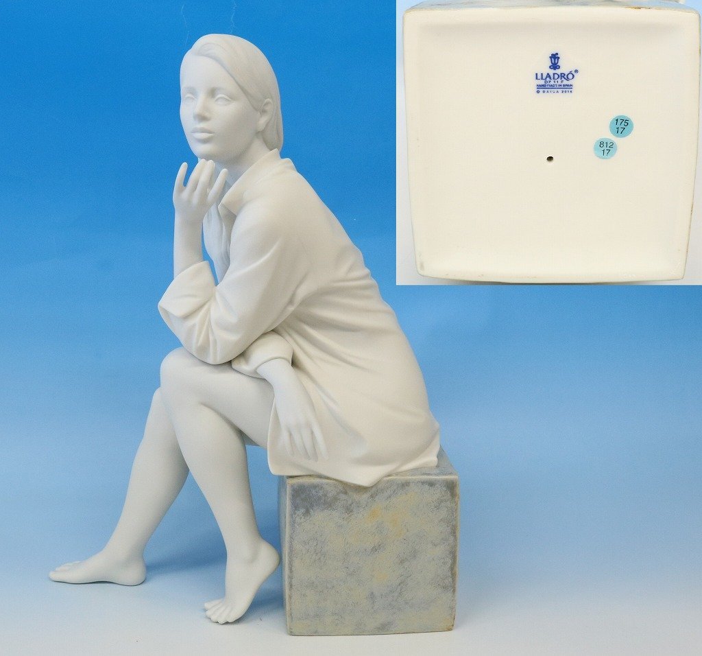 リヤドロ LLADRO 陶器 人形 花のバスケット 貴婦人 置物 少女 フィギュリン