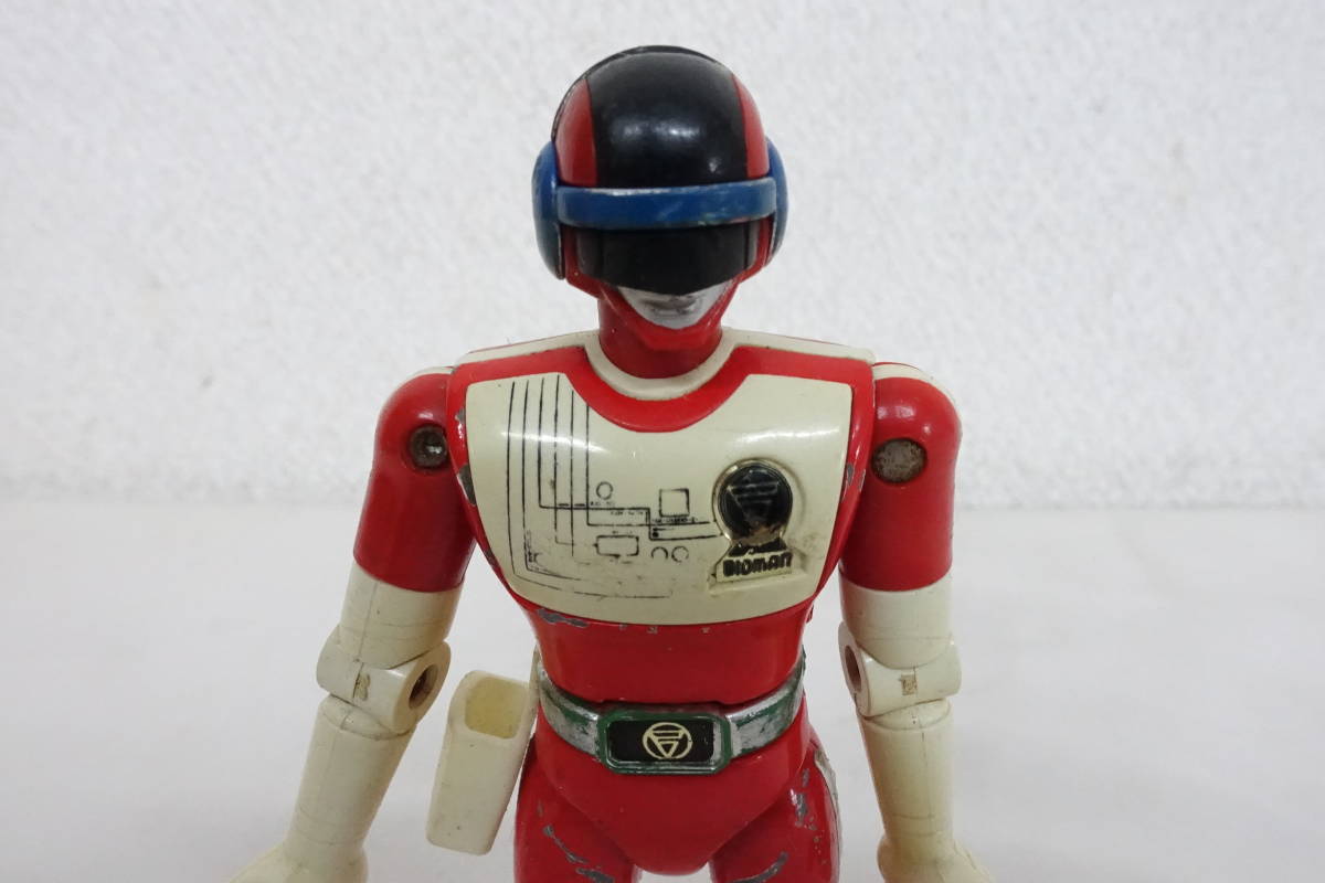 9）超合金 超電子バイオマン バイオレッド GC-11 1984 バンダイ