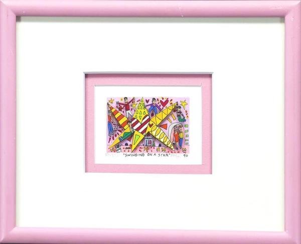 真作】【WISH】ジェームス・リジィ James Rizzi「SWINGING ON A STAR