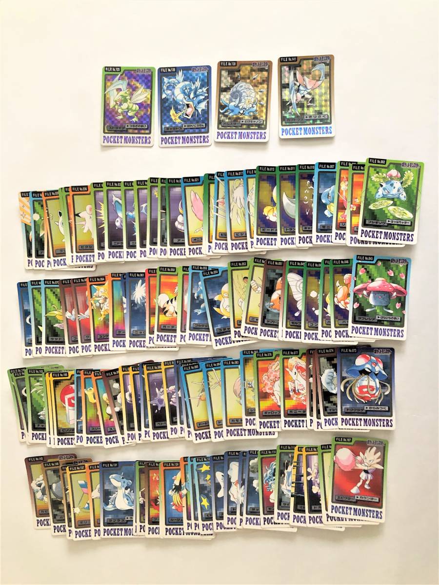 Pokemon Card Carddass Set of 105 1997 Bandai ポケモン カード カードダス 約105枚 バンダイ ポケカ セット まとめ売り Carddass Pokemon 0