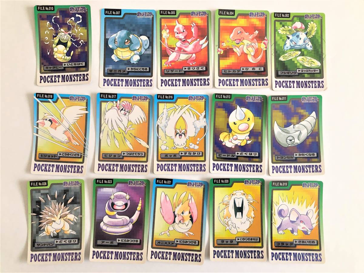 Pokemon Card Carddass Set of 105 1997 Bandai ポケモン カード カードダス 約105枚 バンダイ ポケカ セット まとめ売り Carddass Pokemon 0