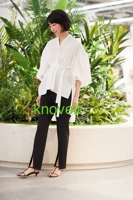 新品タグ付】LE PHIL フロントスリットパンツ 白 サイズ1 LE PHIL