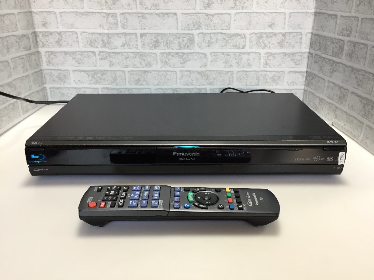 パナソニック　BDレコーダー　DMR-BW770　中古品9632