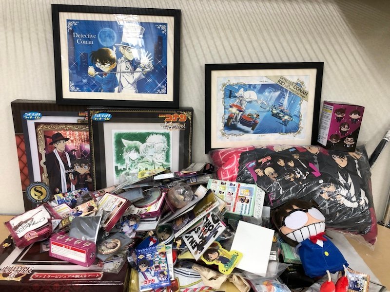 230314PT360012 名探偵コナン　まとめ売り　額入りアート　メラミンプレート　アクリルキーホルダー　アクリルスタンド　一番くじ　他