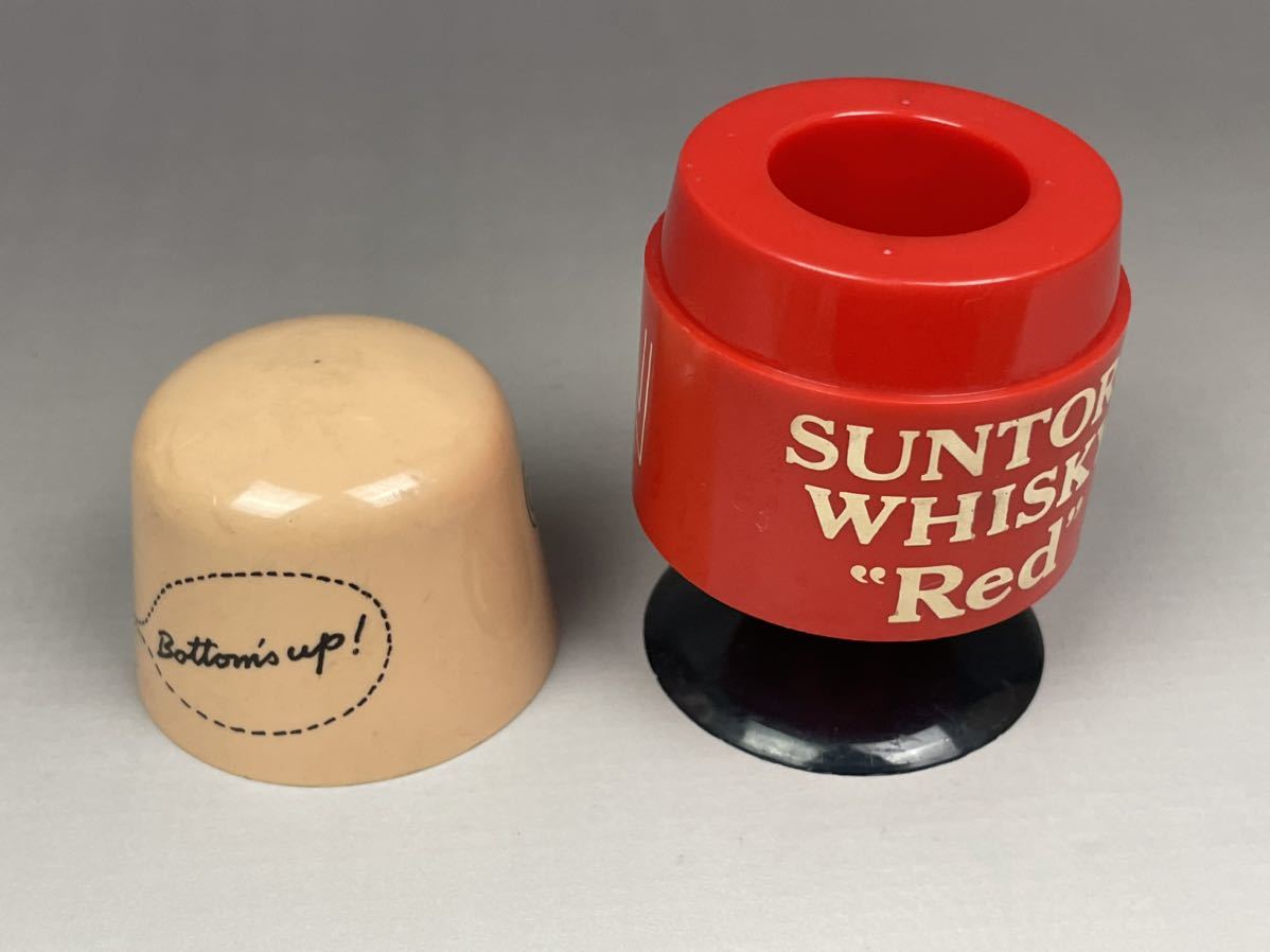 昭和レトロ 当時物 トリスハイボール爪楊枝入れ SUNTORY WHISKY “Red 