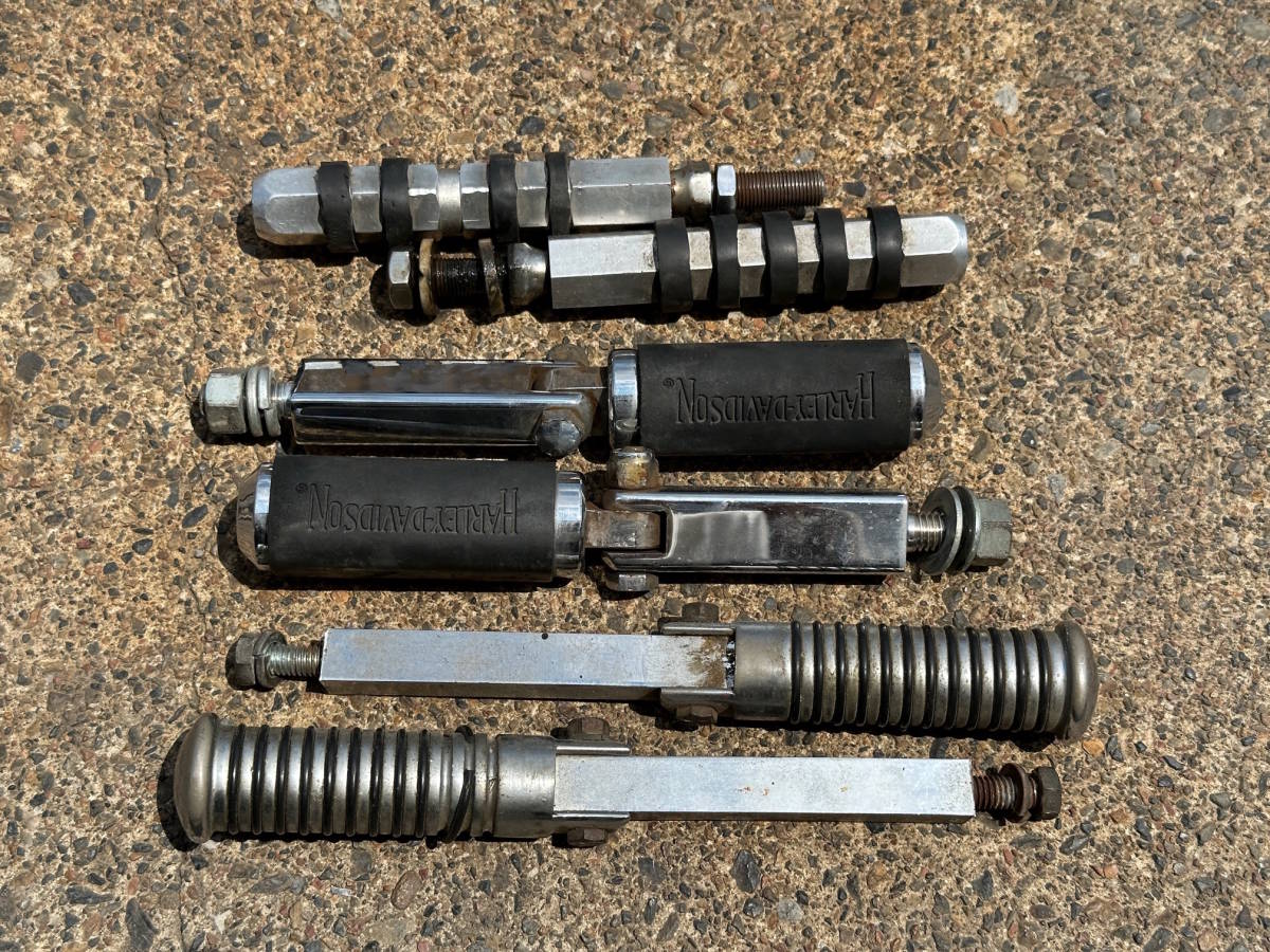 当時物 ビンテージペグセット 検索 パンヘッド 4速アーリーショベル fxe fxr flh ステップ