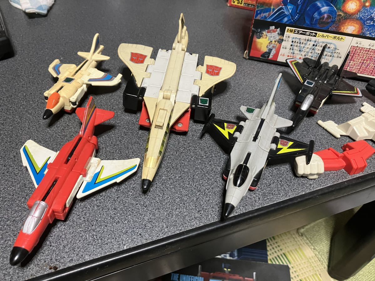 トランスフォーマー エアボット5体セット 欠品多数一部破損有り 
