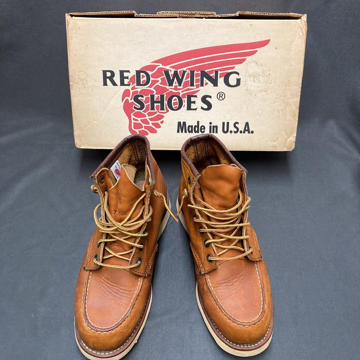 173◇RED WING メンズレースアップブーツ MADE IN U.S.A. サイズ7E 25