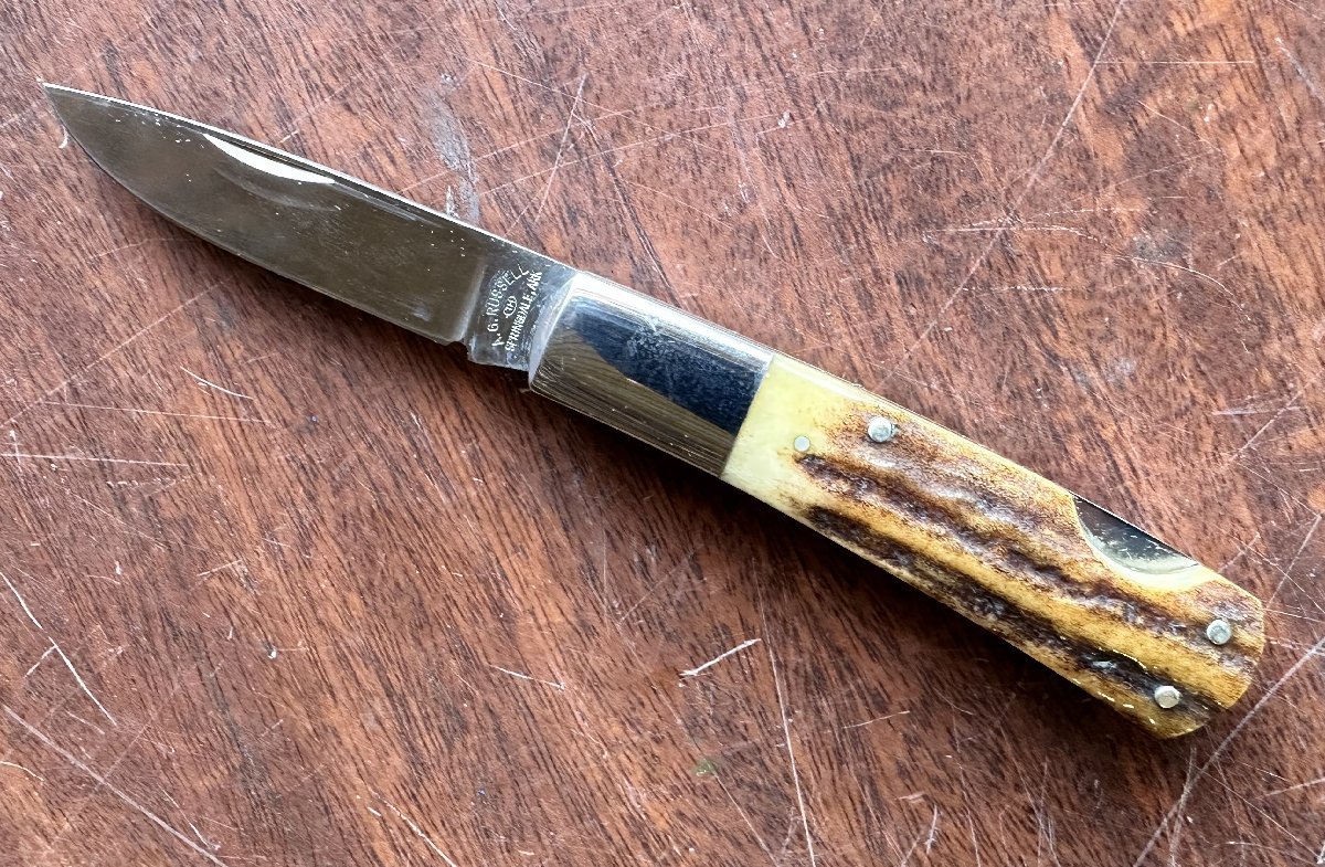 used ナイフ 折り畳み AG RUSSELL TM エージーラッセル ライナーロック 