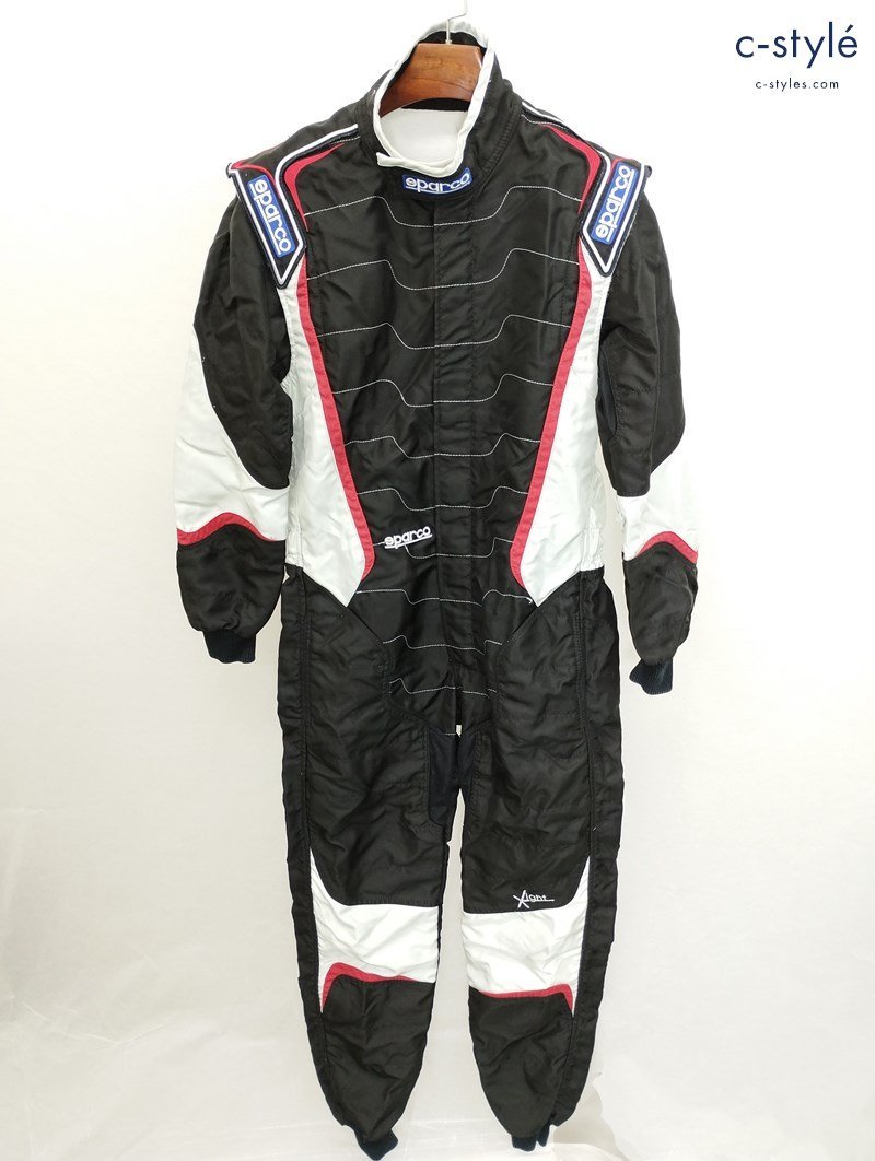 N644c [人気] Sparco スパルコ レーシングスーツ 52 ブラック X-LIGHT KX-8 カート用 レース | その他 P