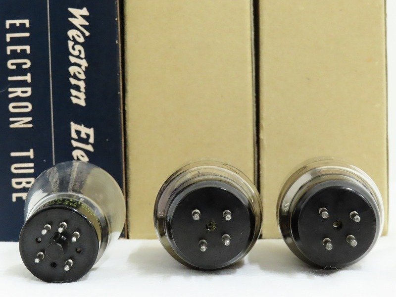□□Western Electric 274B S/N 8213 1本/GEC PX4 2本 真空管