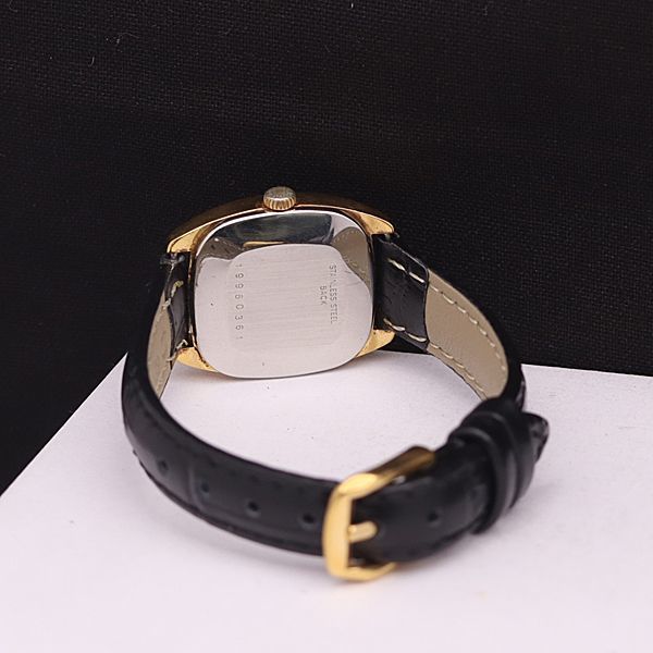 1円 稼働 良品 ロンジン 手巻き 805 6189 スクエア ゴールド文字盤