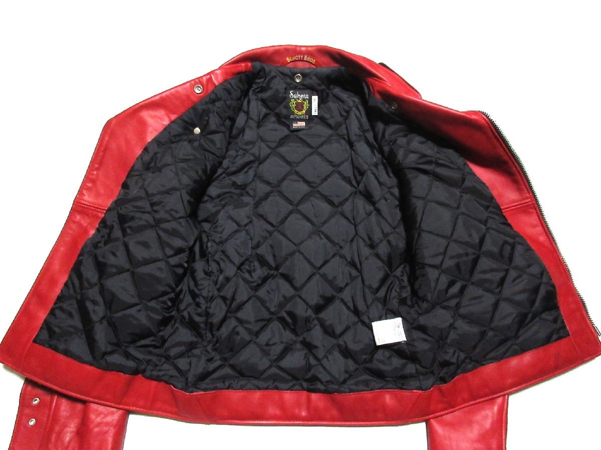 未使用に近い 廃版 Schott 613UST/7164 TALL ショット ワンスター