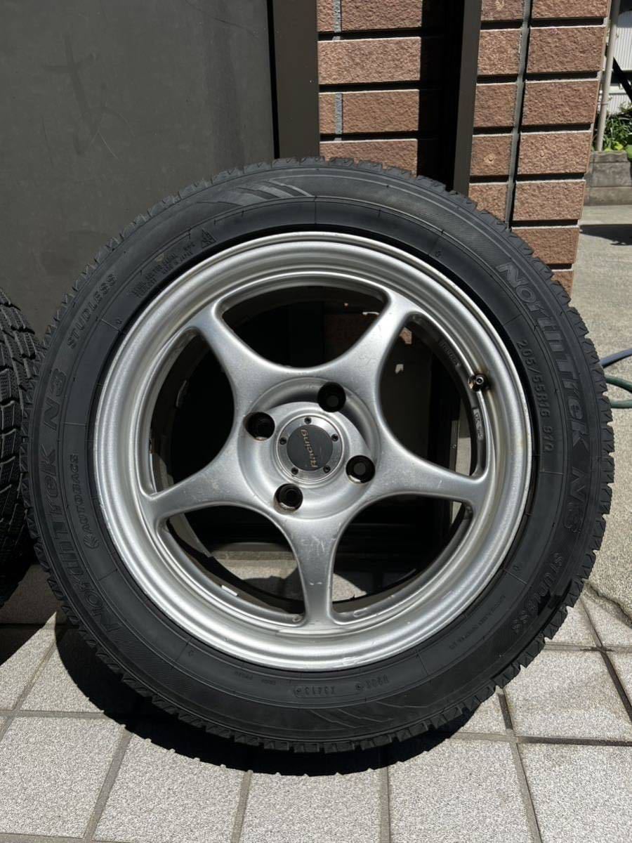 エンケイ レーシング RP02 ホイール 16インチ 7j +35 114.3 4穴 2本