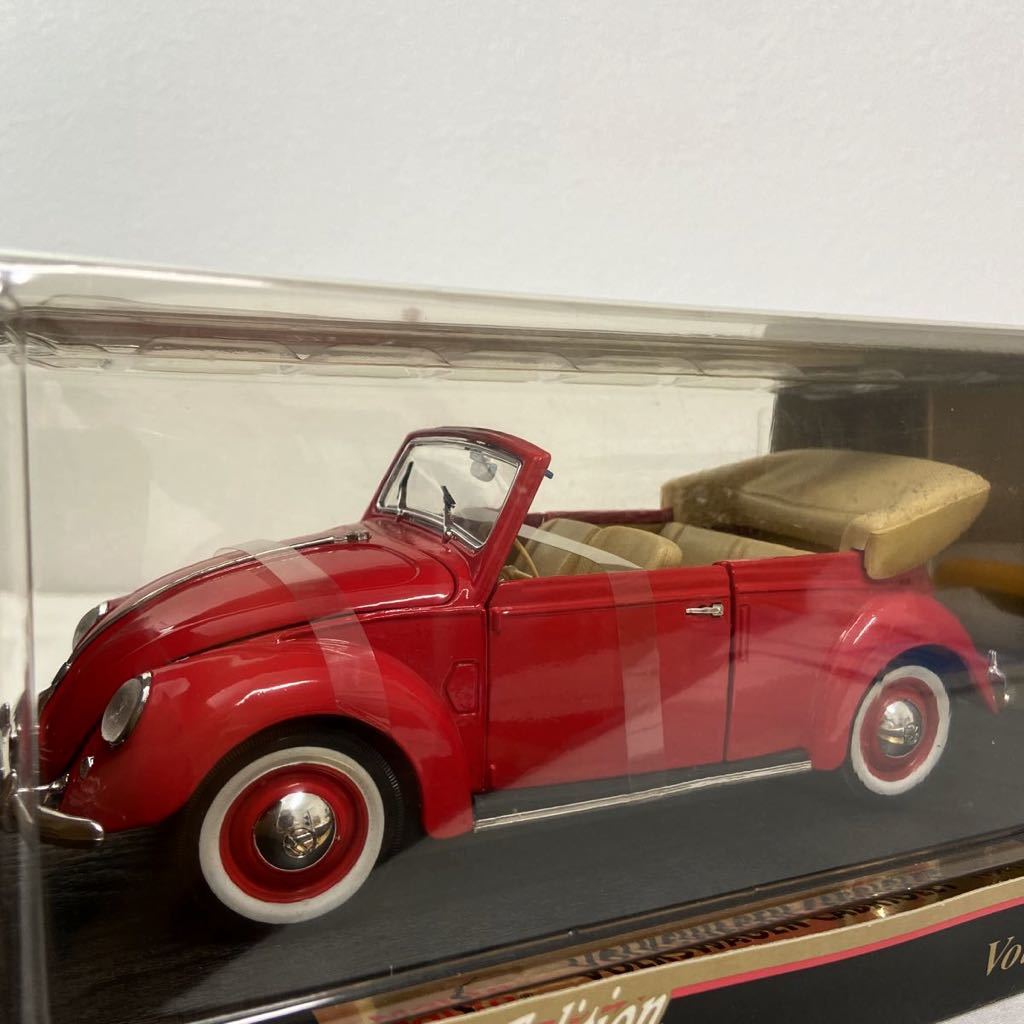 Maisto 1/18 Volkswagen Beetle Cabriolet 1951年 Red マイスト