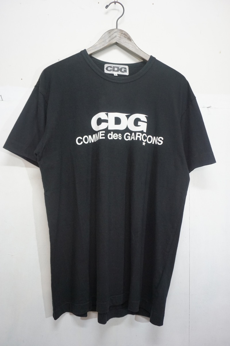 国内正規 CDGシーディージー COMME des GARCONSコムデ ギャルソン エアラインロゴ Tシャツ SZ-T005 本物 ブラック黒1212M
