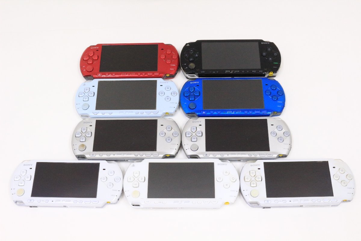 ●1円～ SONY ◎ PSP本体(3000/2000/1000) まとめ9台セット ジャンク品 ◎ #2481
