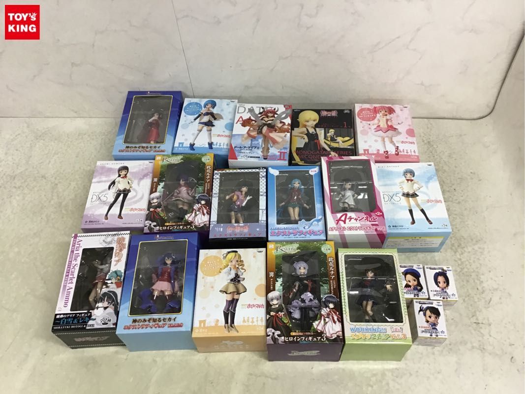1円〜 同梱不可 ジャンク エクストラフィギュア 他 化物語、WORKING!!、魔法少女まどかマギカ、Aチャンネル 等