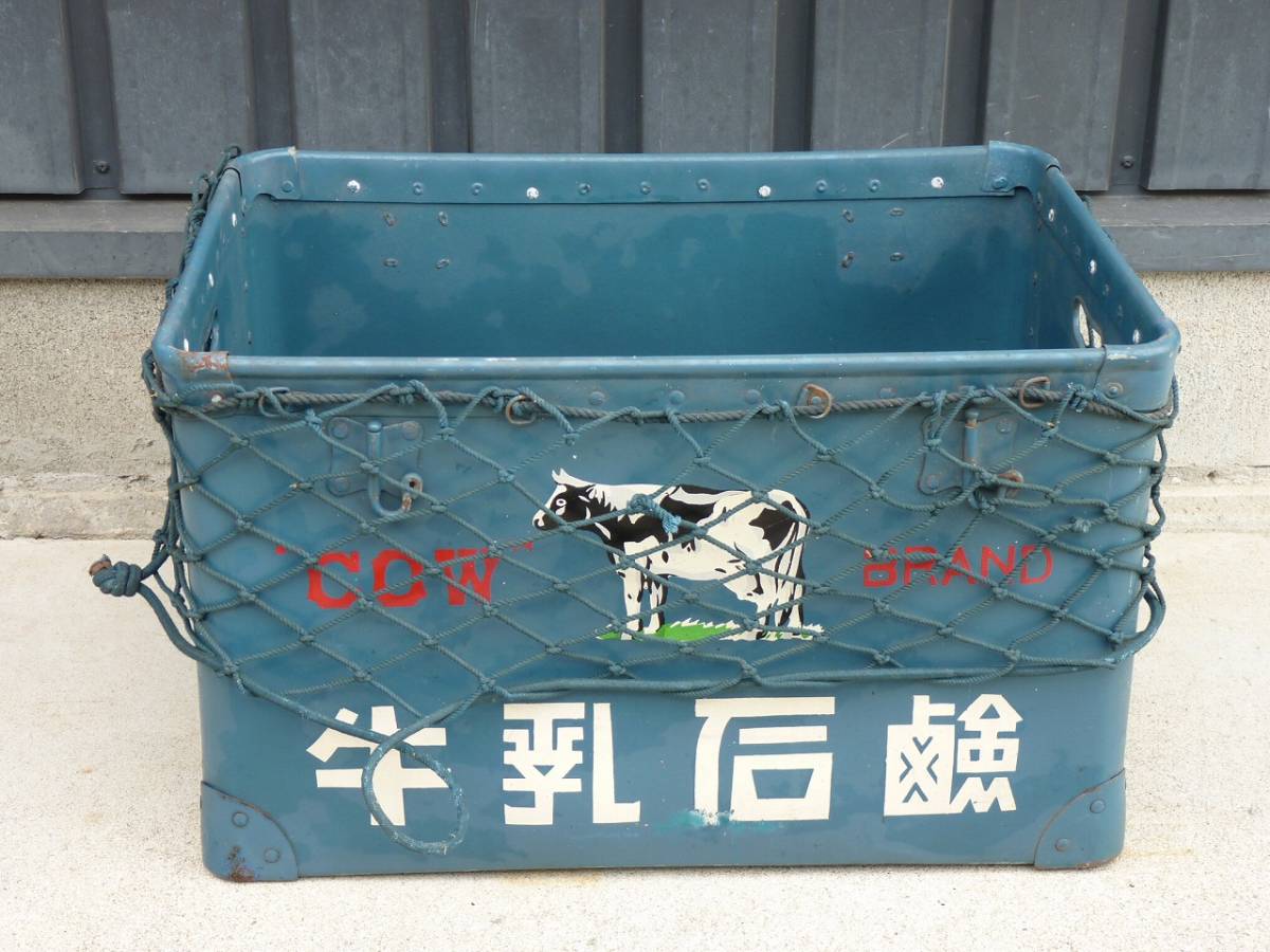 ボテ箱 昭和レトロ 牛乳石鹸 当時物 ぼて箱 アンティーク 美品 カブに