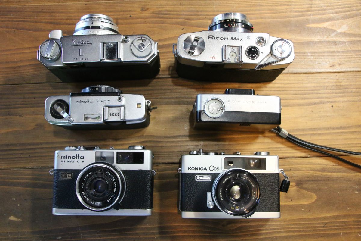 フィルムコンパクト機 ジャンクまとめ 6個 たくさん まとめ セット 複数台 大量 いっぱい お得＃6(2)