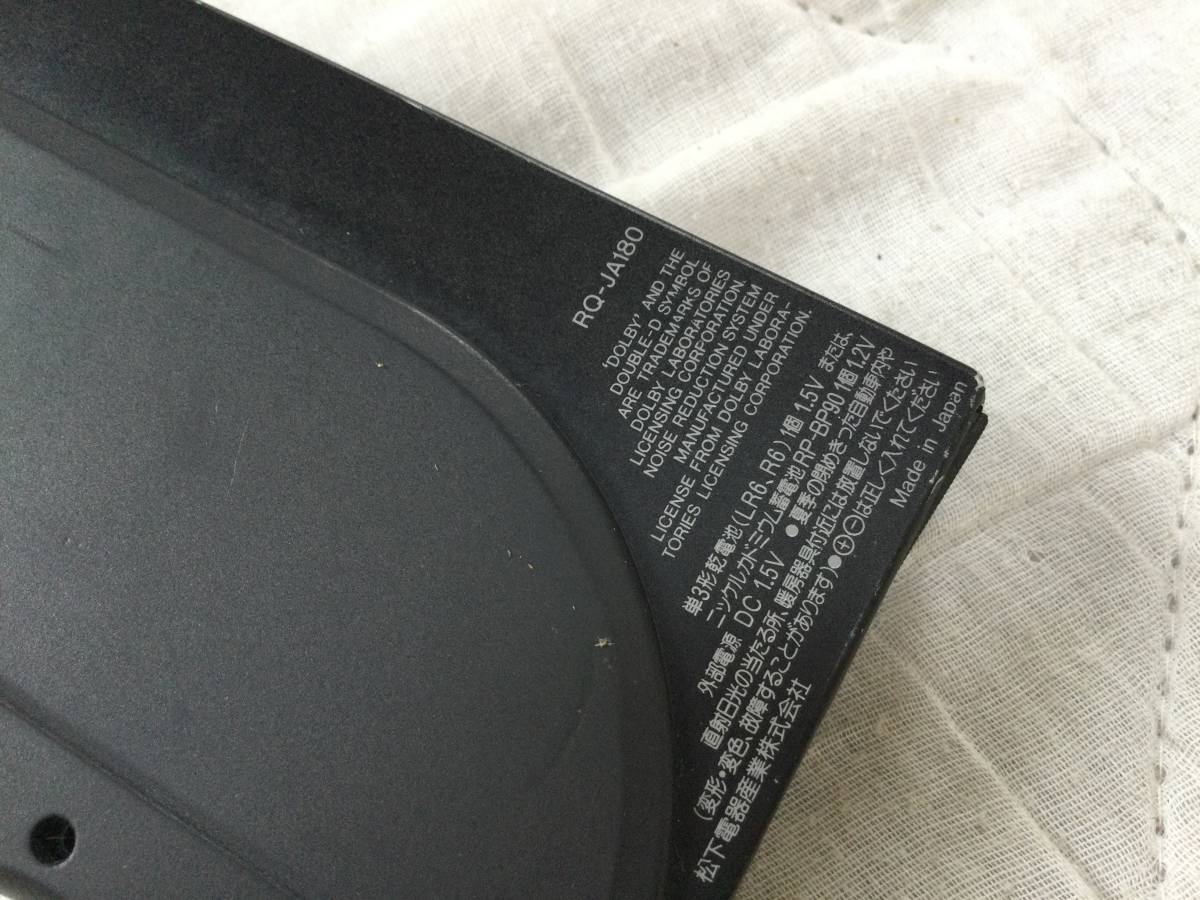 Panasonic XBS RQ-JA180ポータブルカセットプレーヤーの入札履歴 