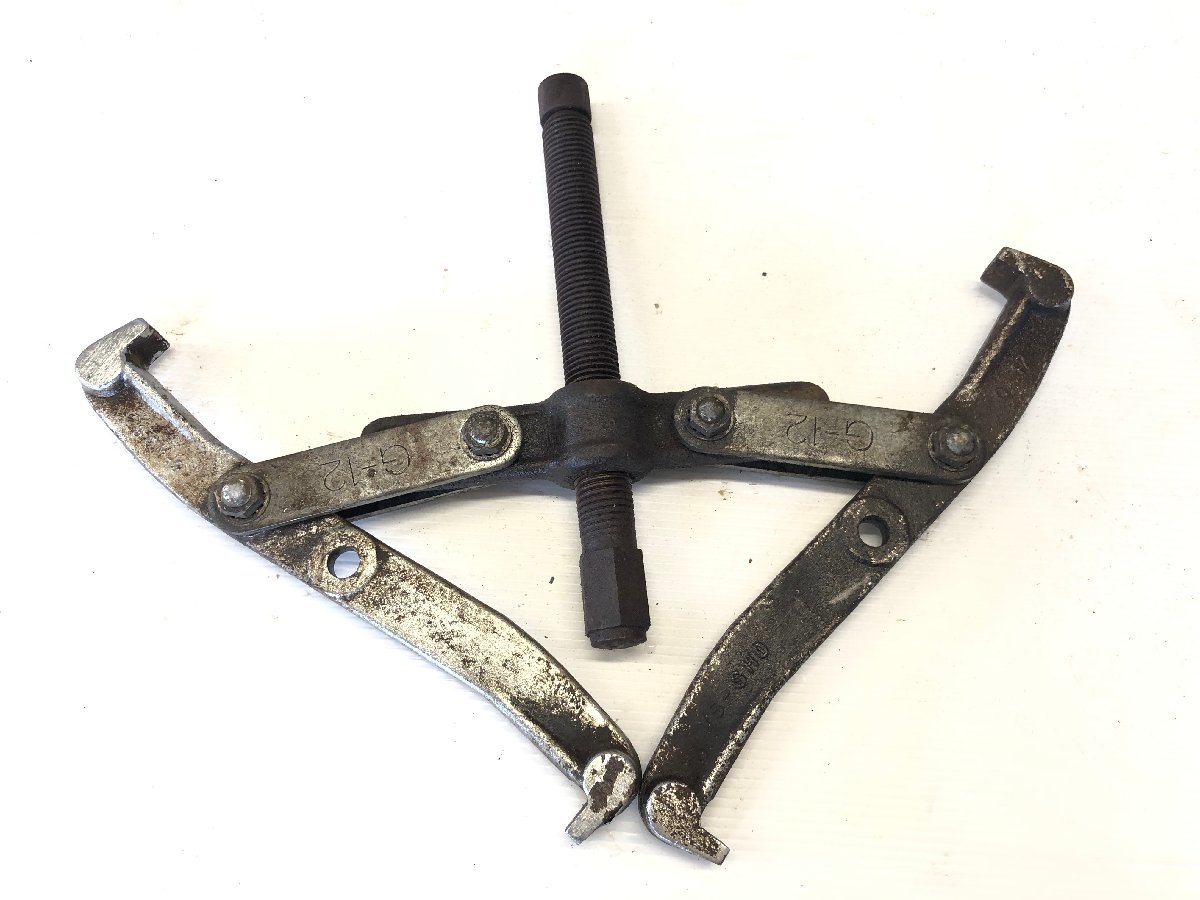 SUPER スーパーツール G-12 ギアプーラー ギアプラー ギヤプーリー 2本爪 自動車整備 強力形 引き抜き