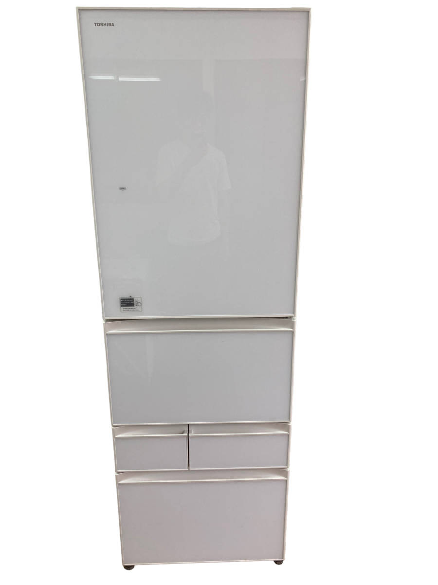 公式通販 冷蔵庫 良品 GR-H43GXVL(ZW) 426L 5ドア TOSHIBA 東芝 426