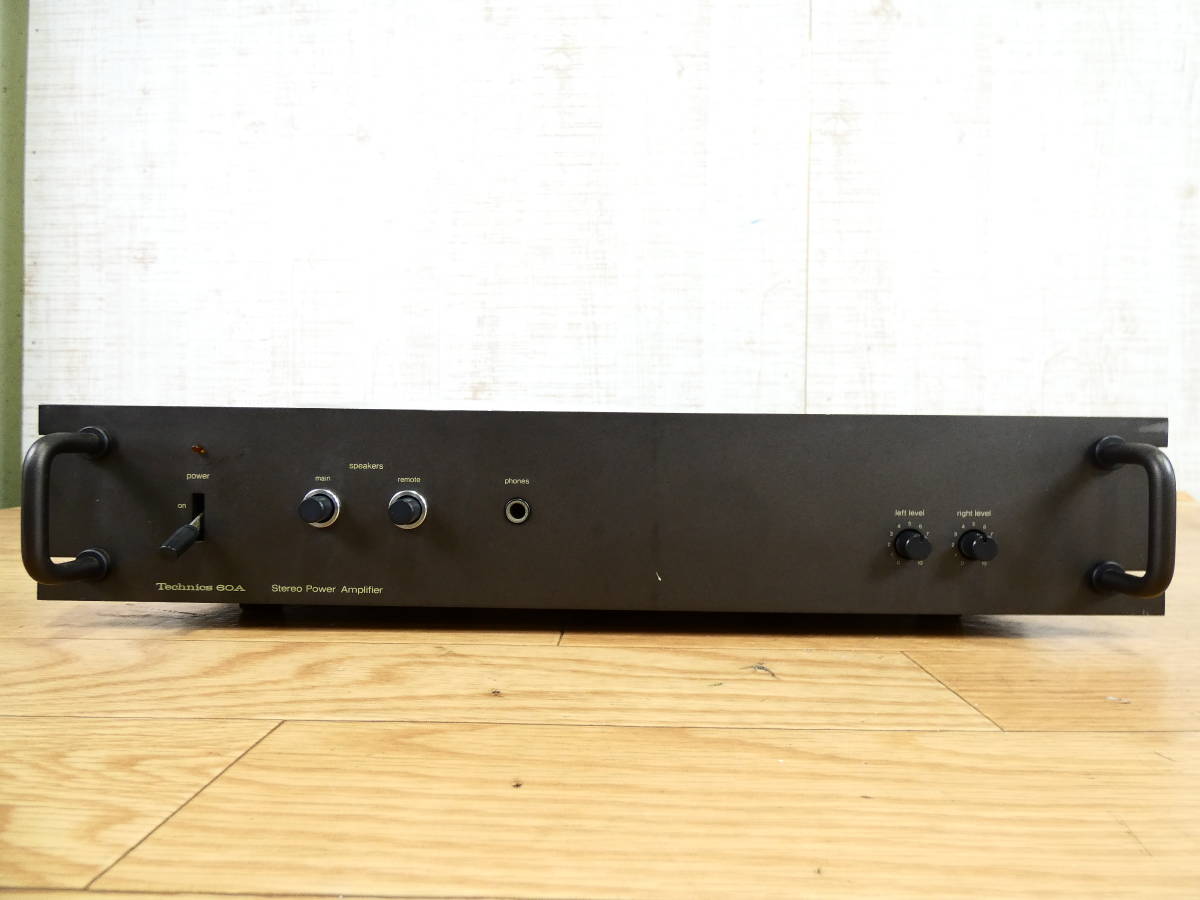 Technics テクニクス 60A パワーアンプ SE-9060 音響機器 オーディオ ※現状渡し/動作OK！ @120 (6)