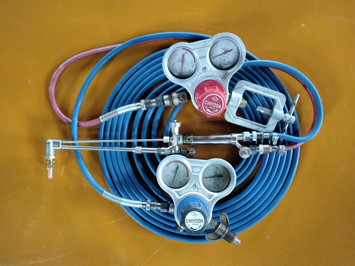 ガス切断・溶接 一式セット アセチレン 酸素 ユンボ