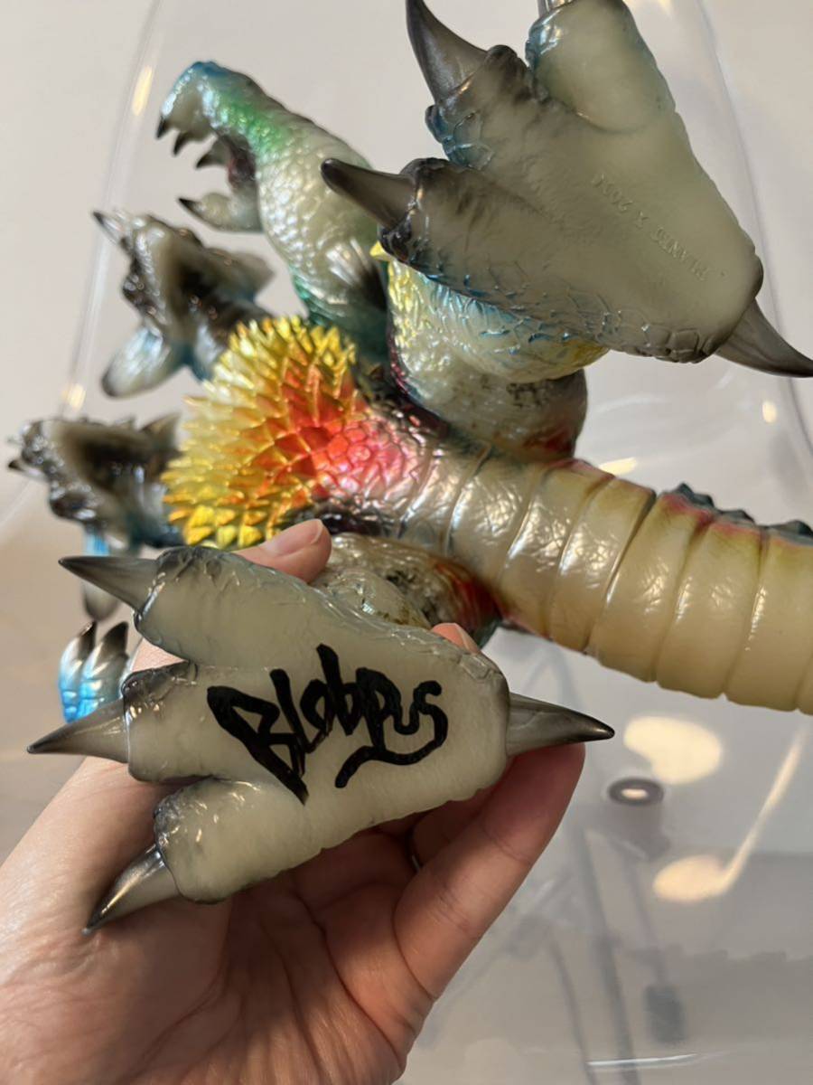 Planet X GOSAURA 蓄光BLObPUS彩色Ver.青 ブロッパス ソフビ Planet