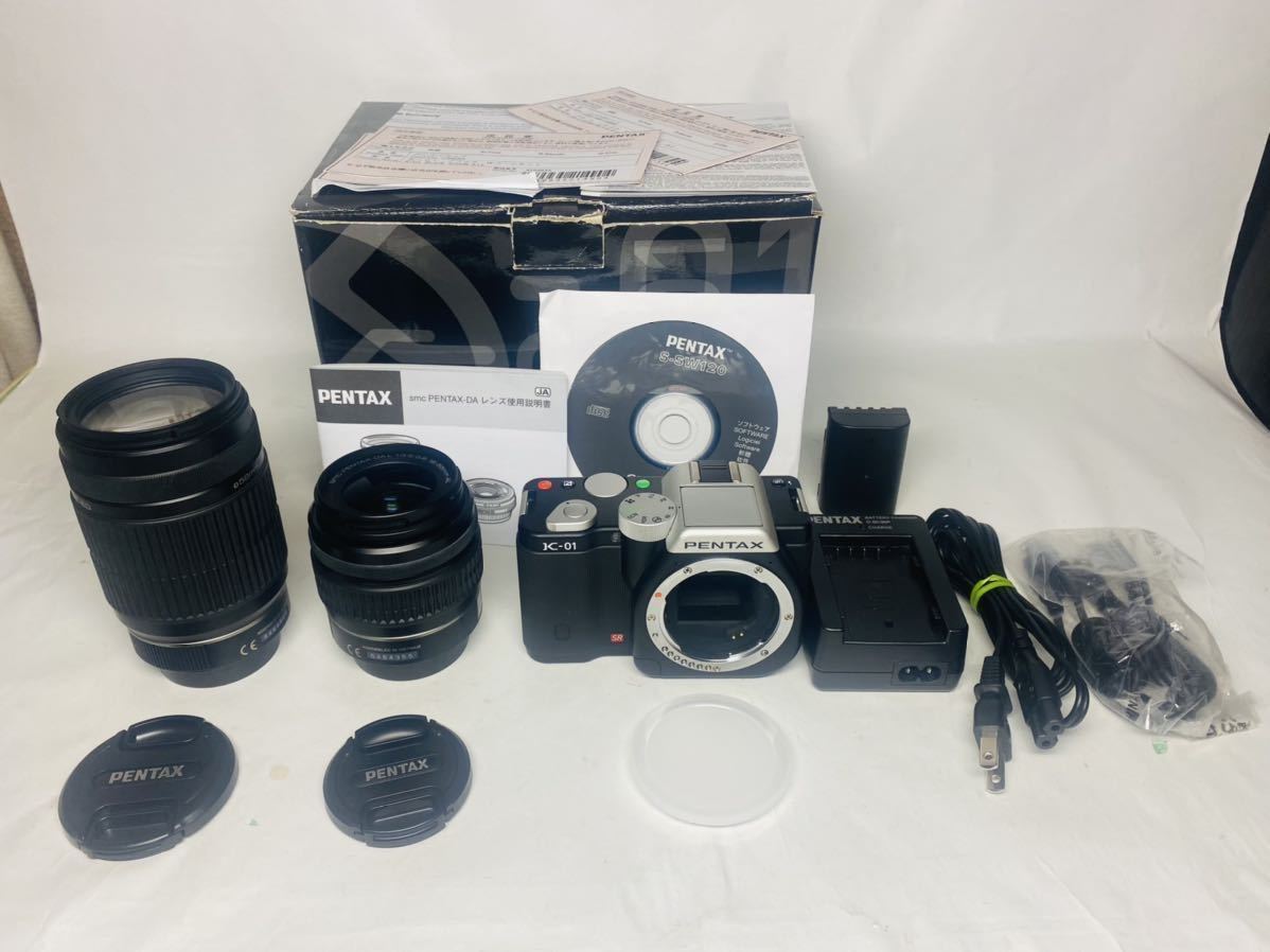 □美品□PENTAX ペンタックス K-01 ダブルズームキット レンズ2 □美品□PENTAX ペンタックス K-01 ダブルズームキット レンズ2