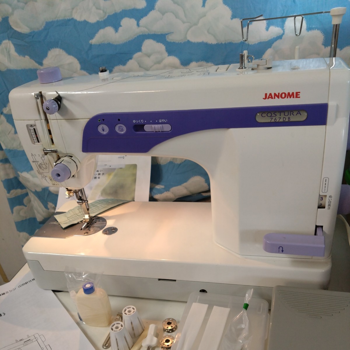 JANOME ジャノメ 職業用ミシン COSTURA 767DB