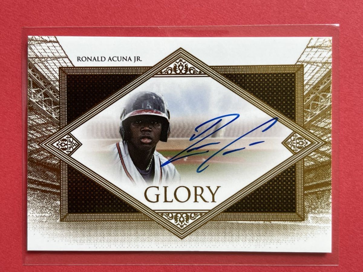 【レア】アクーニャJr. サインカード　99枚限定 4枚限定/RONALD ACUNA JR. 直筆サインカード /2020 futera UNIQUE
