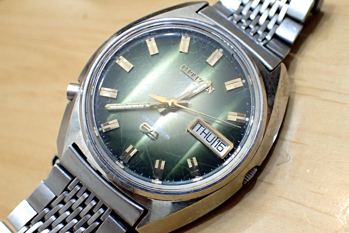 コスモトロン 電磁テンプ式 シチズン CITIZEN メンズ 電磁テンプ 