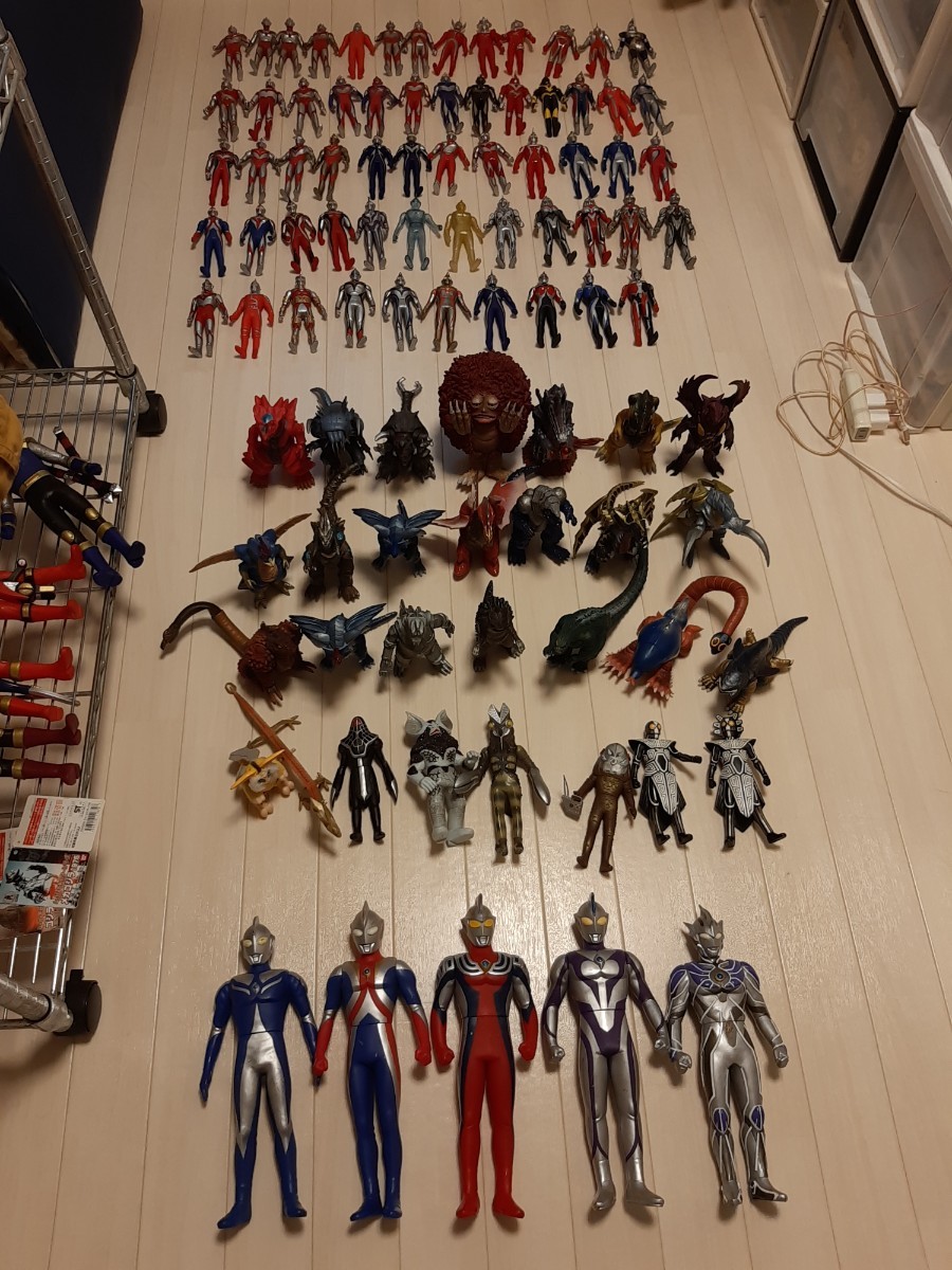 バンダイ ウルトラヒーローシリーズ60体 怪獣シリーズ29体