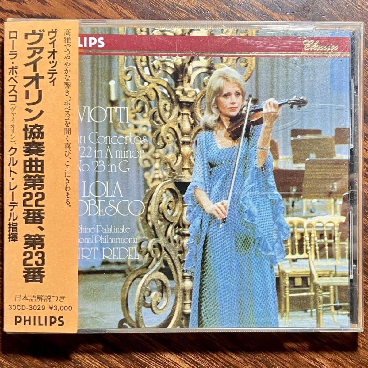 CD ローラ・ボベスコ ベートーヴェン ヴァイオリン協奏曲 30CD-3037