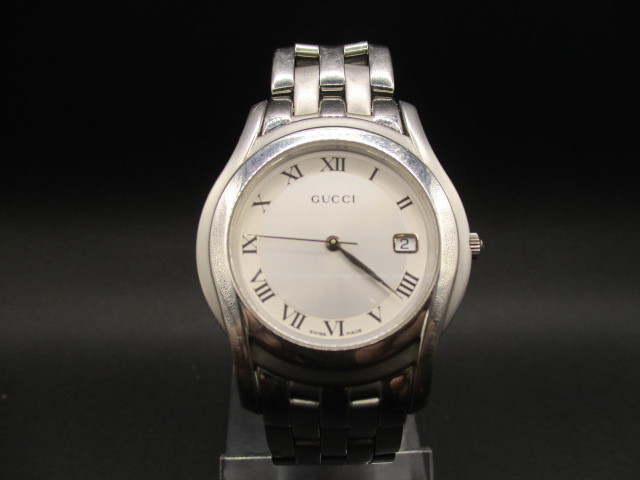 5500M グッチ クォーツ デイト GUCCI 中古・古着通販GUCCI gucci 