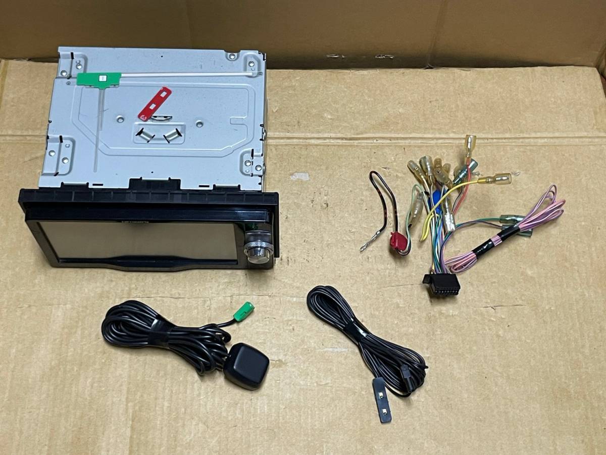 最新地図楽ナビAVIC-RW300中古200mm7V型ワンセグTV最新オービス