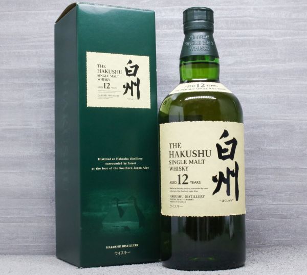 未開栓 サントリー シングルモルト 白州 12年 700ml ウイスキー 未開栓