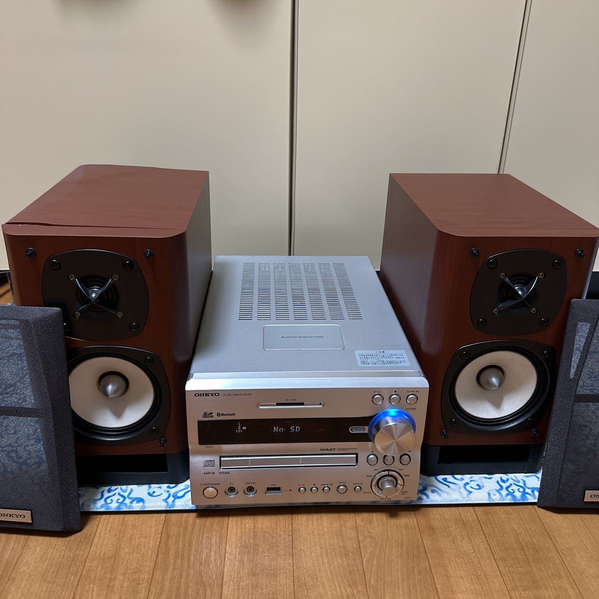 オーディオ機器 ONKYO ミニコンポ NF-R Bluetooth CDプレーヤー