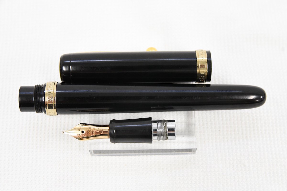 OHASHIDO 大橋堂 J.S.U SINCE 1912 万年筆 14K ブラック 万年筆 14K 